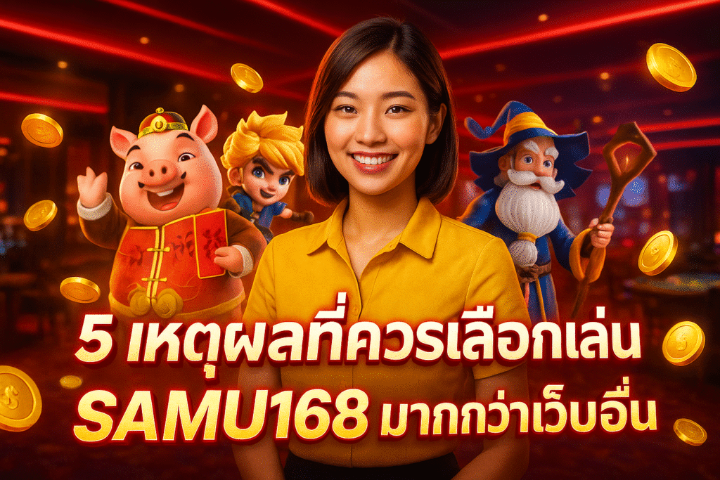 5 เหตุผลที่ควรเลือกเล่น SAMU168 มากกว่าเว็บอื่น